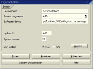 SAP-GUI-Konfiguration